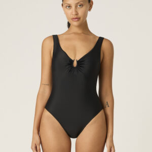 Menstruační plavky Modibodi High V Neck One Piece (MODI4370) L