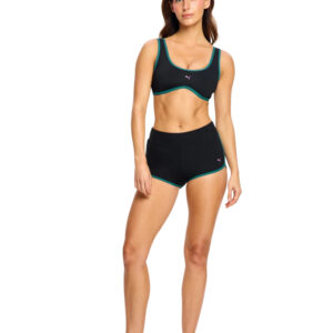 Menstruační plavky Puma & Modibodi Short Super Black Orchid spodní díl (MPPMSSBO) XS