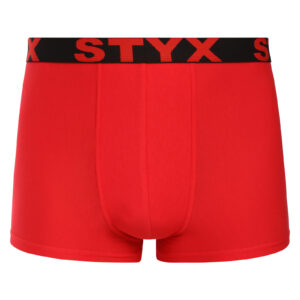 Pánské boxerky Styx sportovní guma červené (G1064) S