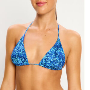 Plavky Modibodi Tidal Triangle Bikini Top Python Blue horní díl (PMTBTPBPB) XXL