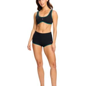 Plavky Puma & Modibodi Scoop Bikini Top Black Orchid horní díl (PPMSBTBO) XS