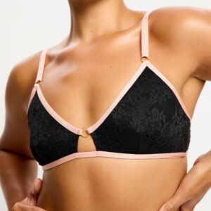 Podprsenka Modibodi Bliss Bralette Jet Black (PMBBJB) XXL