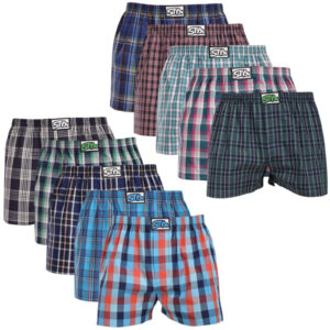 10PACK pánské trenky Styx klasická guma vícebarevné (10A30111) L