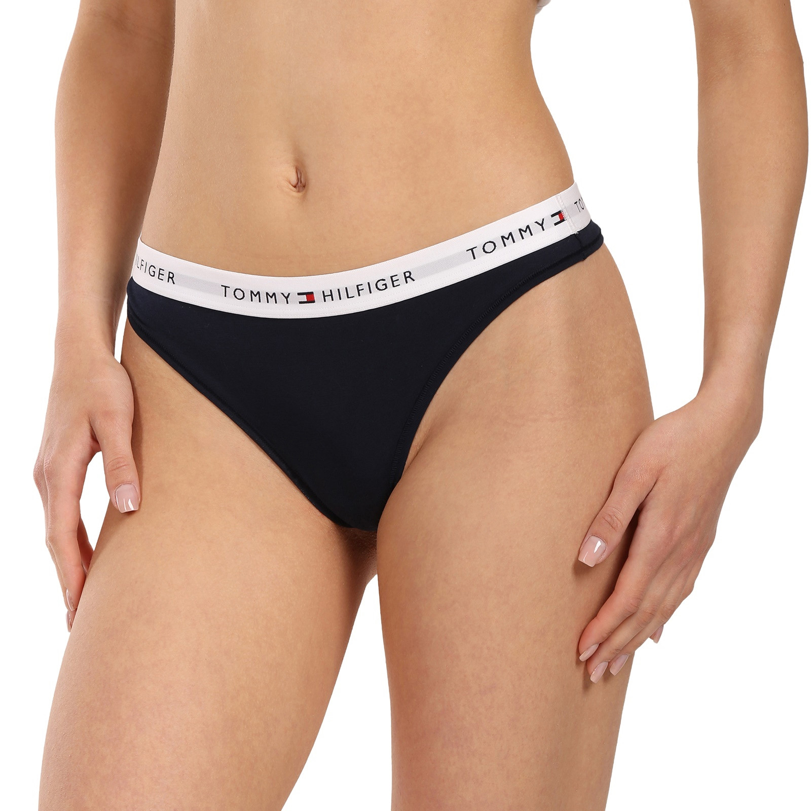 3PACK dámská tanga Tommy Hilfiger vícebarevná (UW0UW05530 0U4) L - Obrázek 2