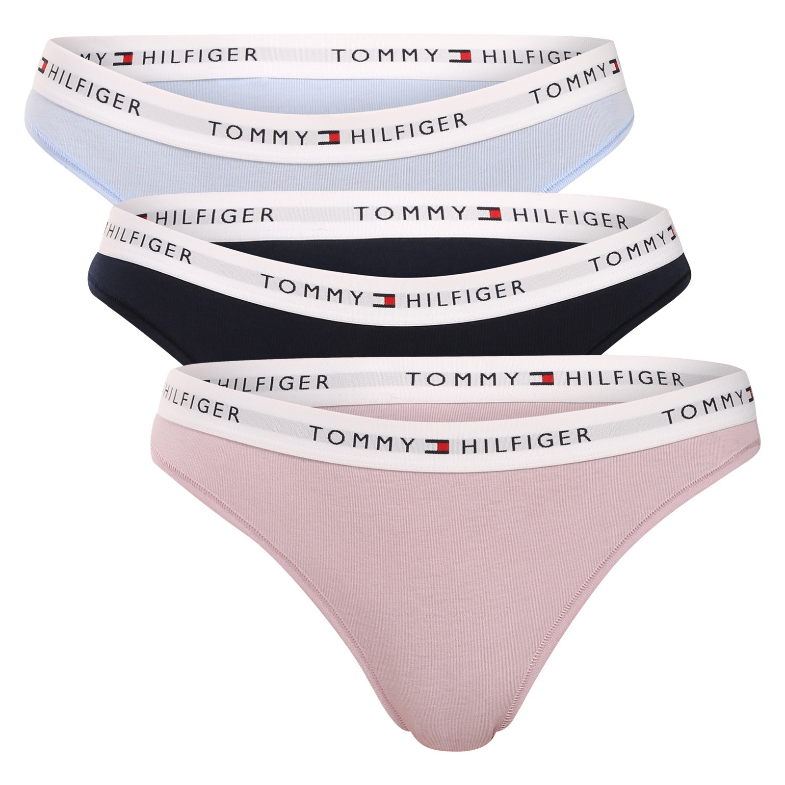 3PACK dámské kalhotky Tommy Hilfiger vícebarevné (UW0UW05529 0U4) XS