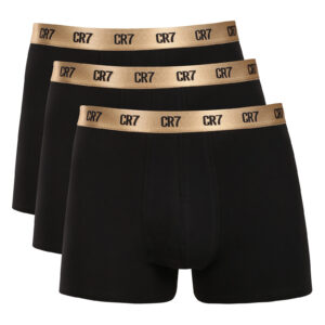3PACK pánské boxerky CR7 černé (8100-49-2768) XXL