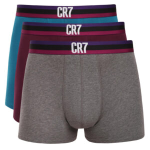 3PACK pánské boxerky CR7 vícebarevné (8100-49-2773) L