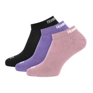3PACK ponožky Horsefeathers Leni nízké vícebarevné (AW138D) S
