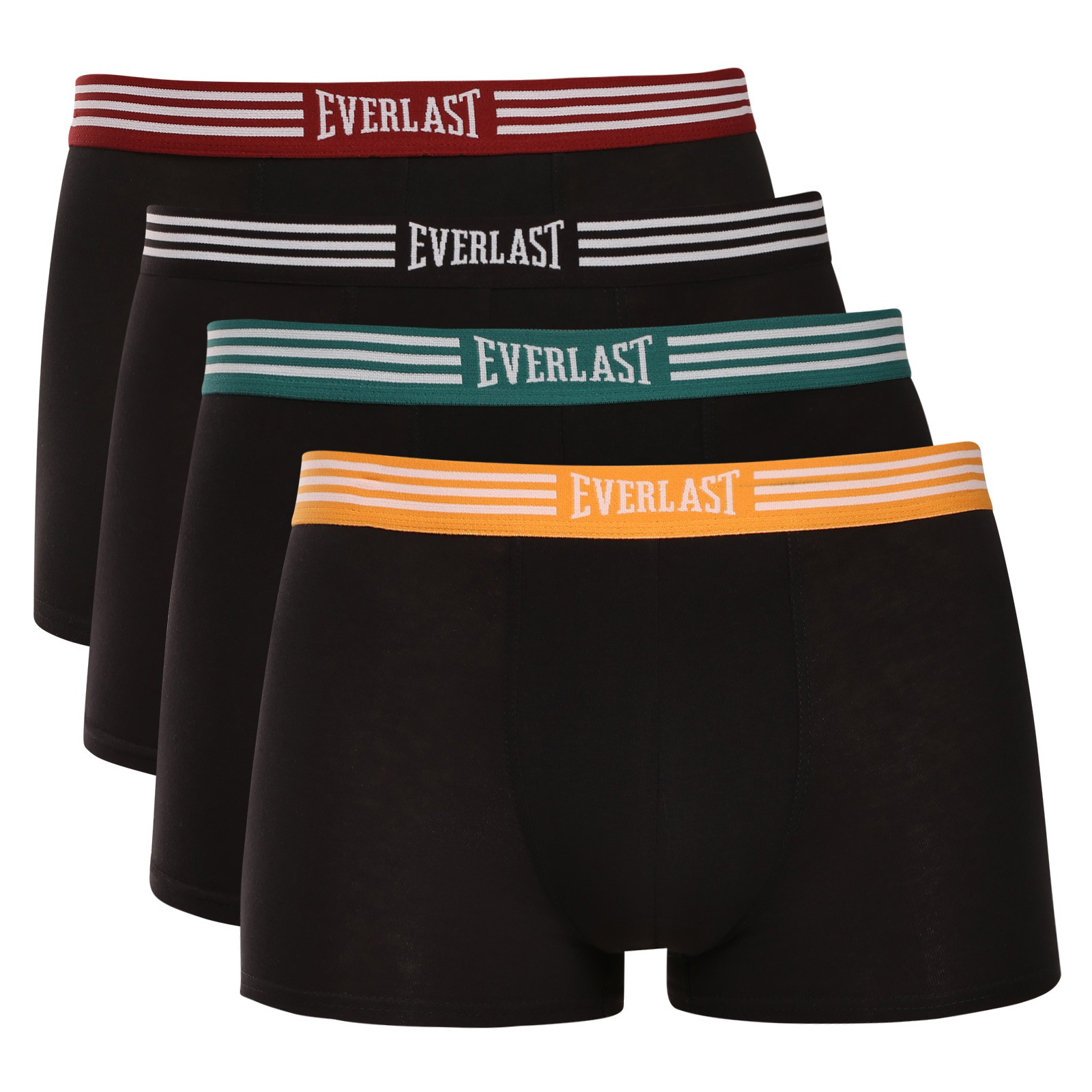 4PACK pánské boxerky Everlast černé (BM035) M