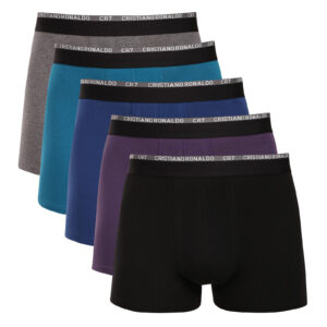 5PACK pánské boxerky CR7 vícebarevné (8125-49-2343) XXL