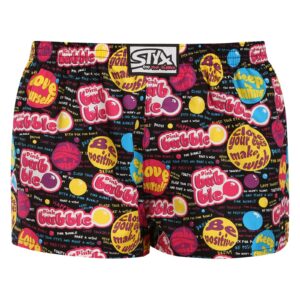 Dámské trenky Styx art klasická guma Pink Bubble (K1857) M