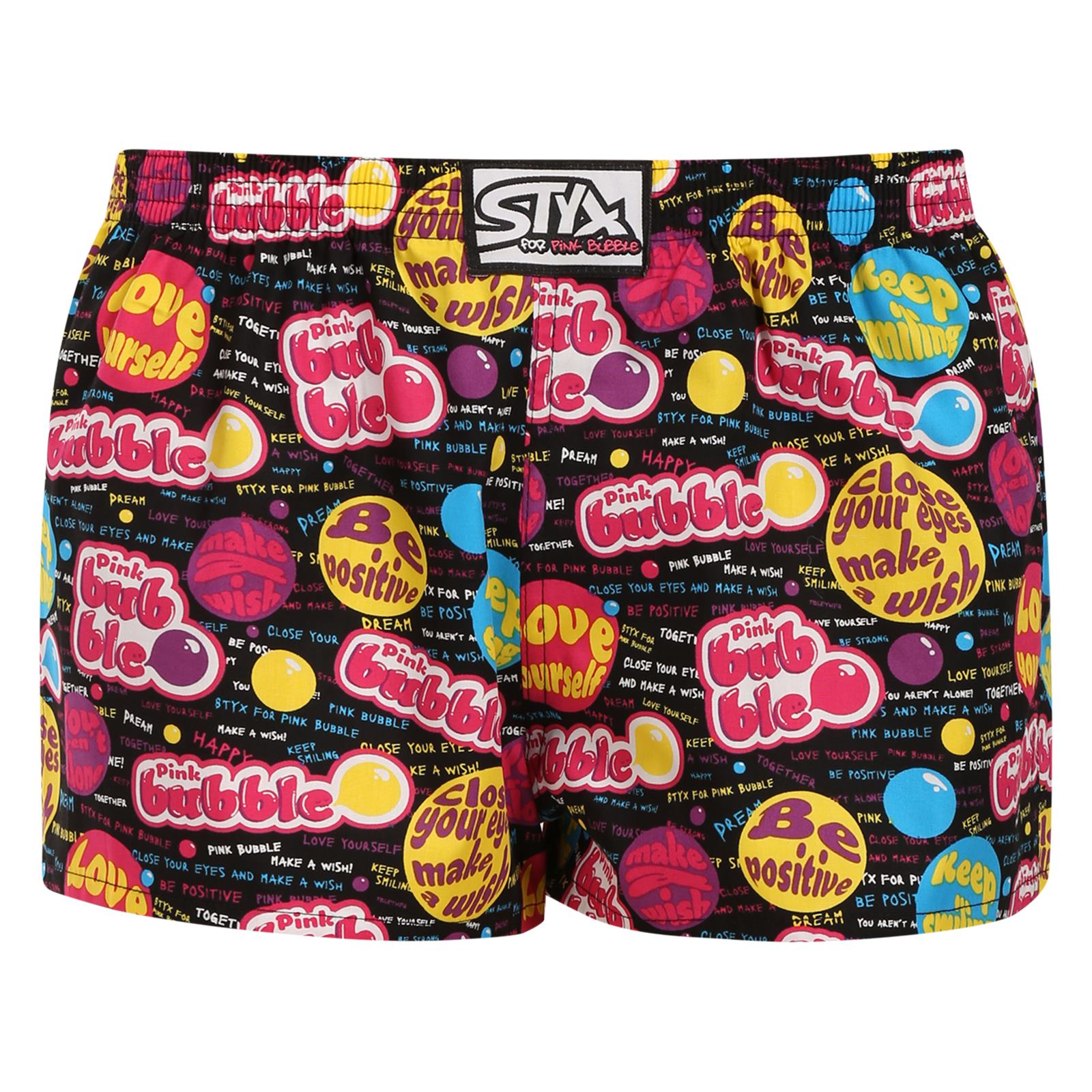 Dámské trenky Styx art klasická guma Pink Bubble (K1857) M