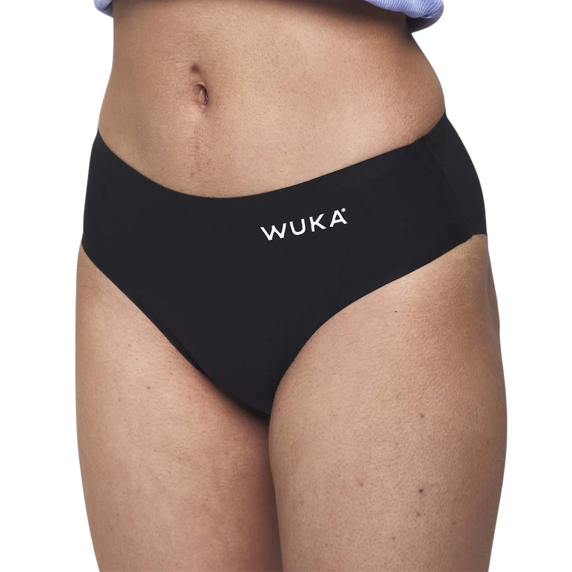 Dívčí menstruační kalhotky Wuka Stretch Bikini Brief Super Heavy bezešvé černé (WSBBSH) 8-12 let - Obrázek 2