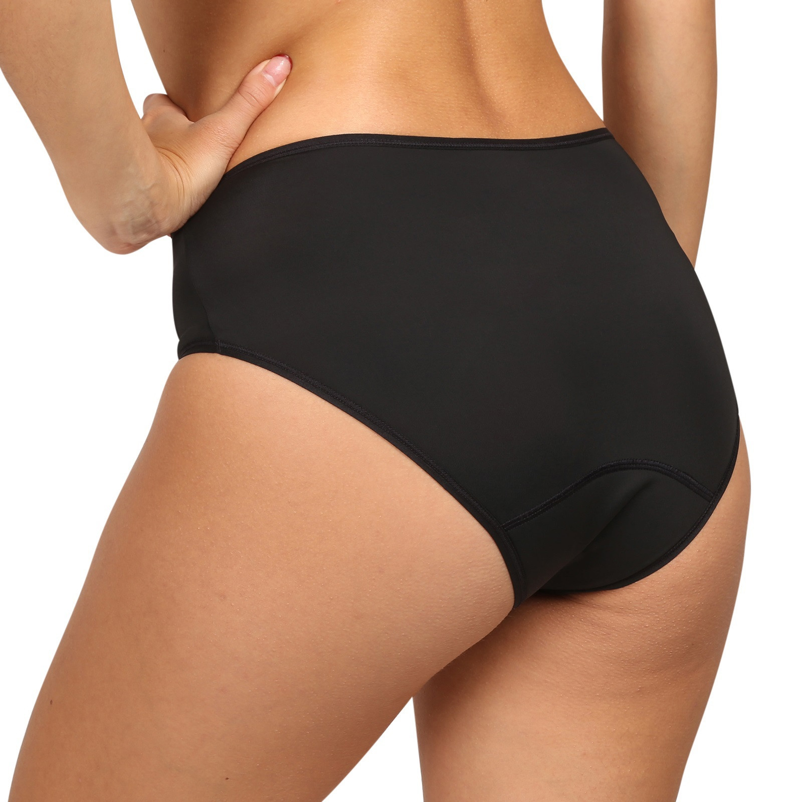 Menstruační kalhotky Love Luna Midi Black Eco (LLUWRNMI) S - Obrázek 2