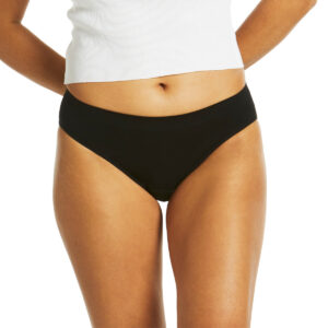 Menstruační kalhotky Love Luna Seamfree Bikini (LLUWSFBI-BLAC) 3XL