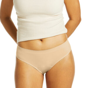 Menstruační kalhotky Love Luna Seamfree Bikini Nude (LLUWSFBI-NUDE) 3XL