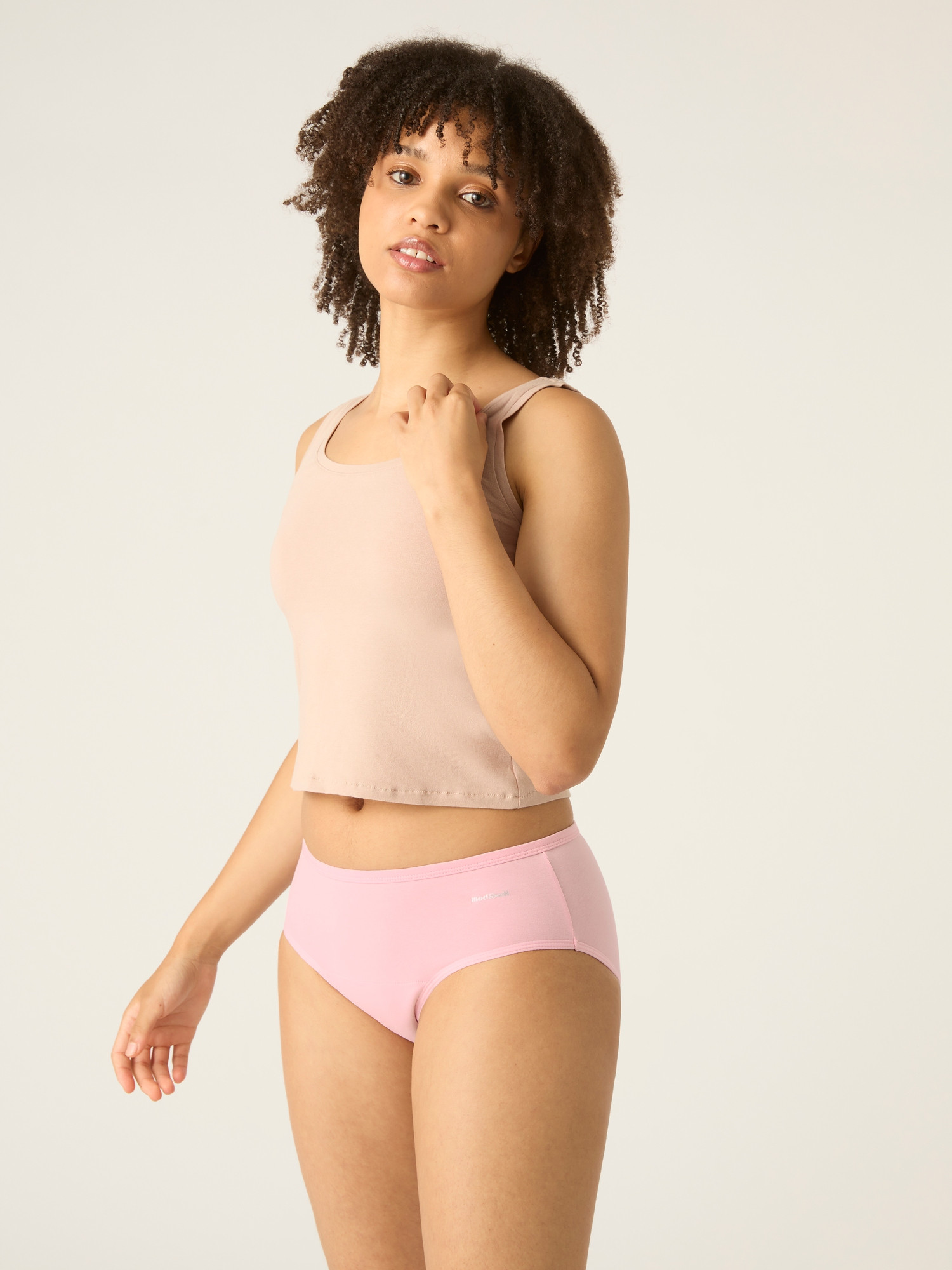 Menstruační kalhotky Modibodi Basic Mid-Rise Brief Moderate-Heavy Musk (MODI4110M) 3XL - Obrázek 2