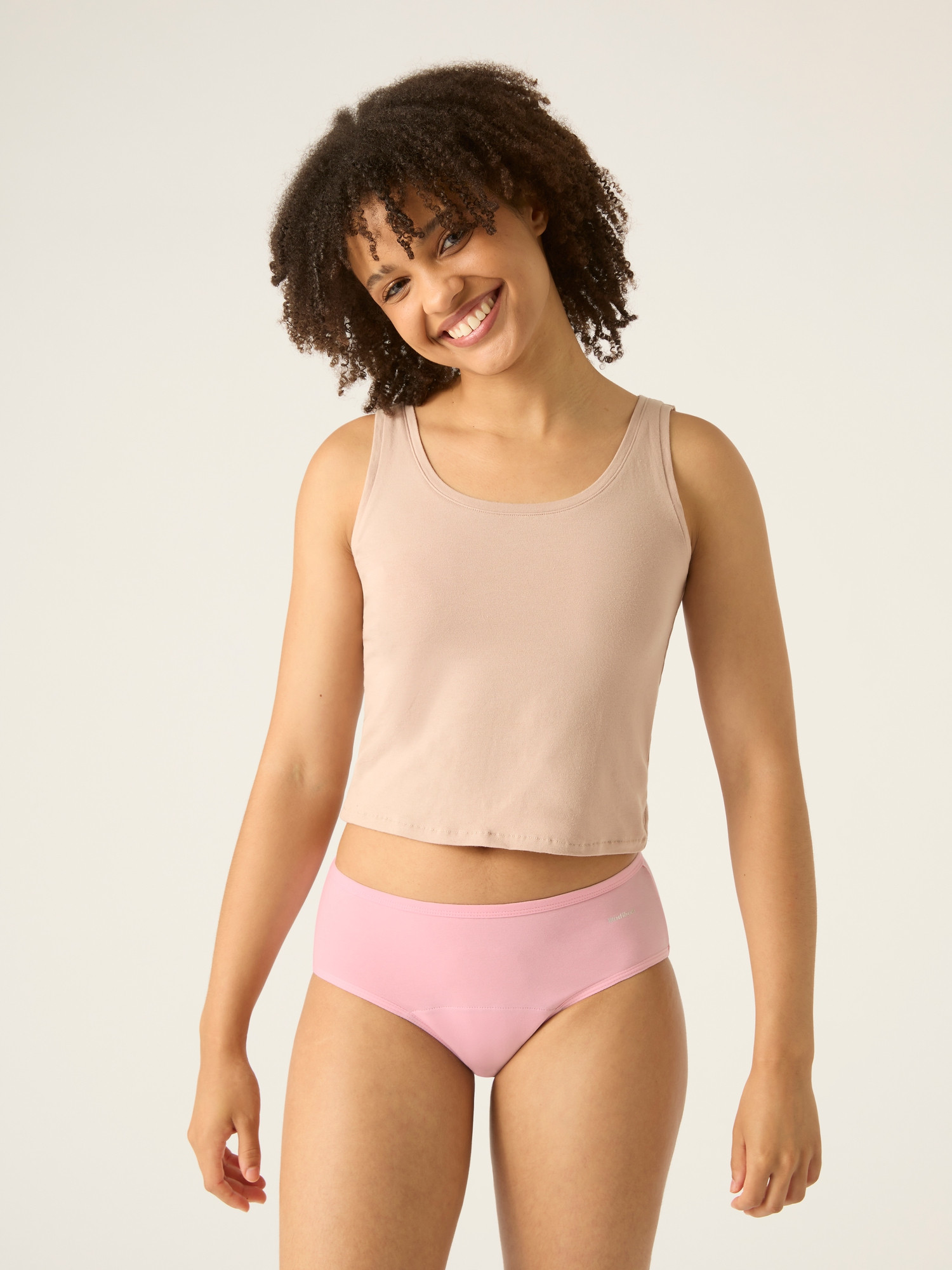 Menstruační kalhotky Modibodi Basic Mid-Rise Brief Moderate-Heavy Musk (MODI4110M) 3XL