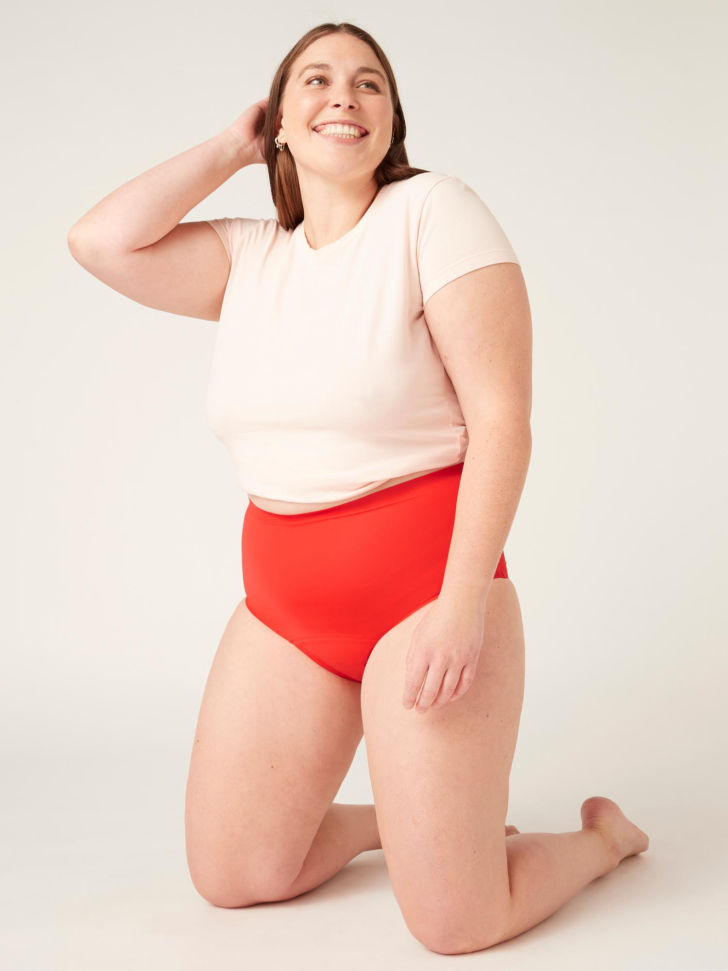 Menstruační kalhotky Modibodi Seamfree Full Brief Heavy-Overnight Waratah Red (MODI4064WR) S - Obrázek 2