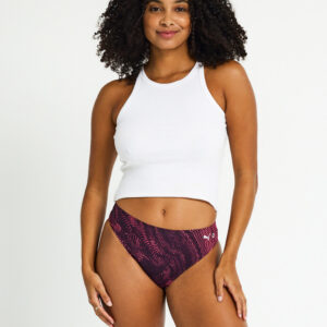 Menstruační kalhotky PUMA & Modibodi Seamfree Active Bikini Moderate-Heavy Flame Haze Pink (MODI4073FHP) XXL