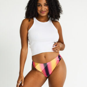 Menstruační kalhotky PUMA & Modibodi Seamfree Active Thong Light-Moderate Sunset Glow Yellow (MODI4074SGY) XL