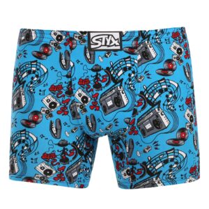 Pánské boxerky Styx long art klasická guma hudba (FN1558) S