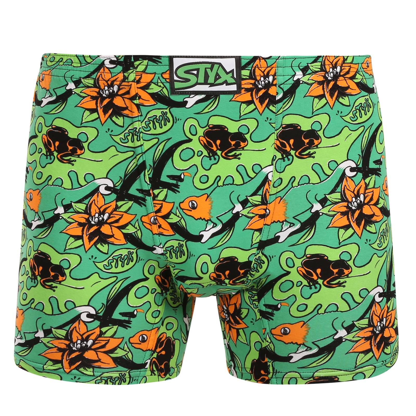 Pánské boxerky Styx long art klasická guma tropic (FN1557) S