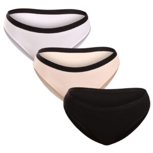 2. jakost 3PACK dámské kalhotky Pietro Filipi vícebarevné (3KB003/II) 4XL