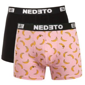 2PACK pánské boxerky Nedeto vícebarevné (2NBV10) 5XL