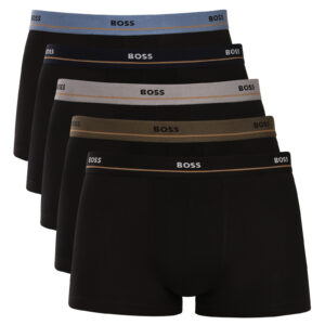5PACK pánské boxerky BOSS černé (50531660 003) S