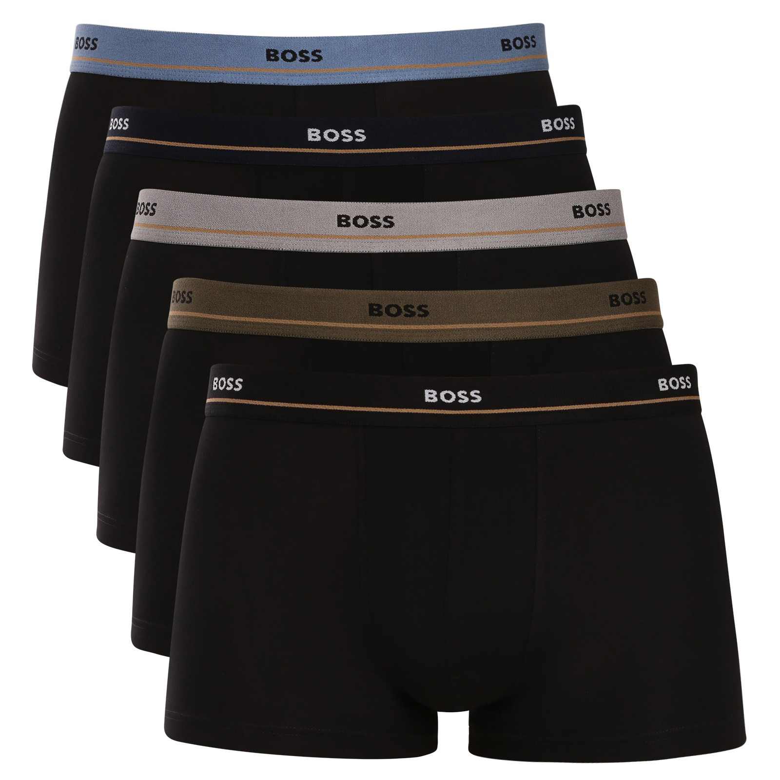 5PACK pánské boxerky BOSS černé (50531660 003) S