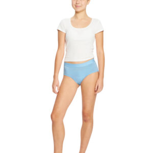 Dívčí menstruační kalhotky Modibodi Teen Hipster Boyleg Moderate Berry Blue Sorbet (DMKMTHBMBBS) 8-10 let