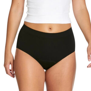 Menstruační kalhotky Love Luna Seamfree Full Brief černé (LLUWSFBF) XL