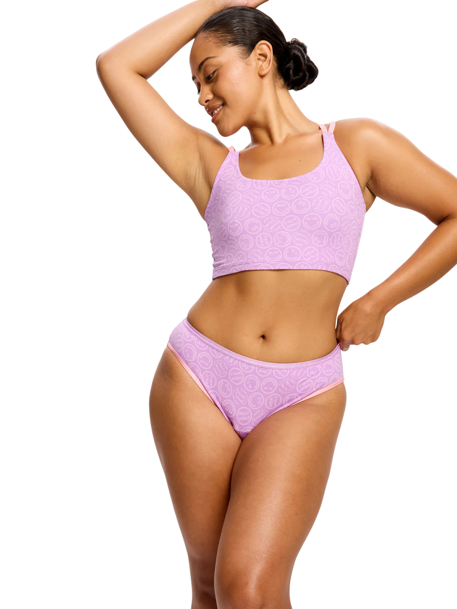 Menstruační kalhotky Modibodi Cheeky Brief Moderate-Heavy Violet (MKMCBMHV) S - Obrázek 2