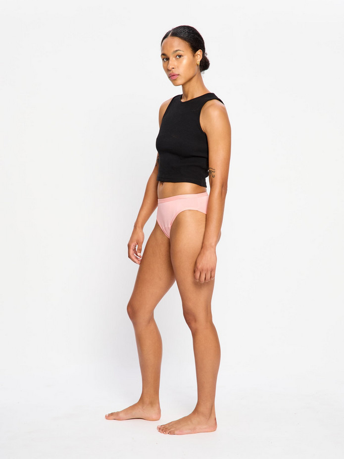 Menstruační kalhotky Modibodi Classic Bikini Moderate-Heavy Prickly Pink (MKMCBMHPP) S