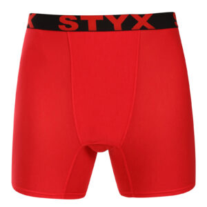 Pánské boxerky Styx long sportovní guma červené (UN1064) L