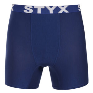 Pánské boxerky Styx long sportovní guma tmavě modré (UN968) L