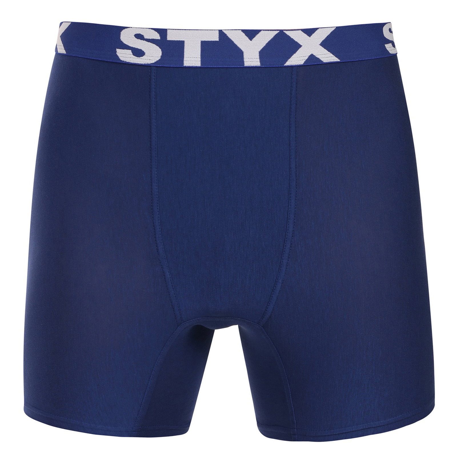 Pánské boxerky Styx long sportovní guma tmavě modré (UN968) L