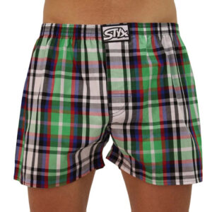 Pánské trenky Styx klasická guma vícebarevné (A838) L