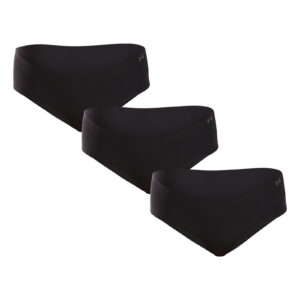 Poškozený obal - 3PACK dámské kalhotky Under Armour černé (1383895 001) M