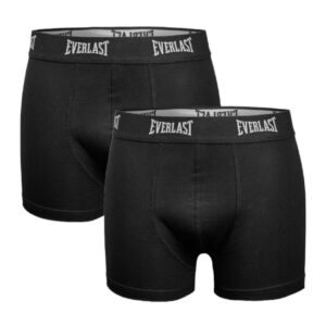 2PACK pánské boxerky Everlast černé (BM002-black/black) 3XL