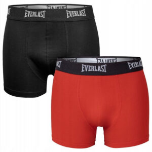 2PACK pánské boxerky Everlast vícebarevné (BM002-black/red) M