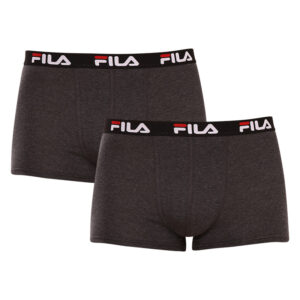 2PACK pánské boxerky Fila šedé (FU5141/2-248) L