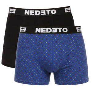 2PACK pánské boxerky Nedeto vícebarevné (2NBV20) L