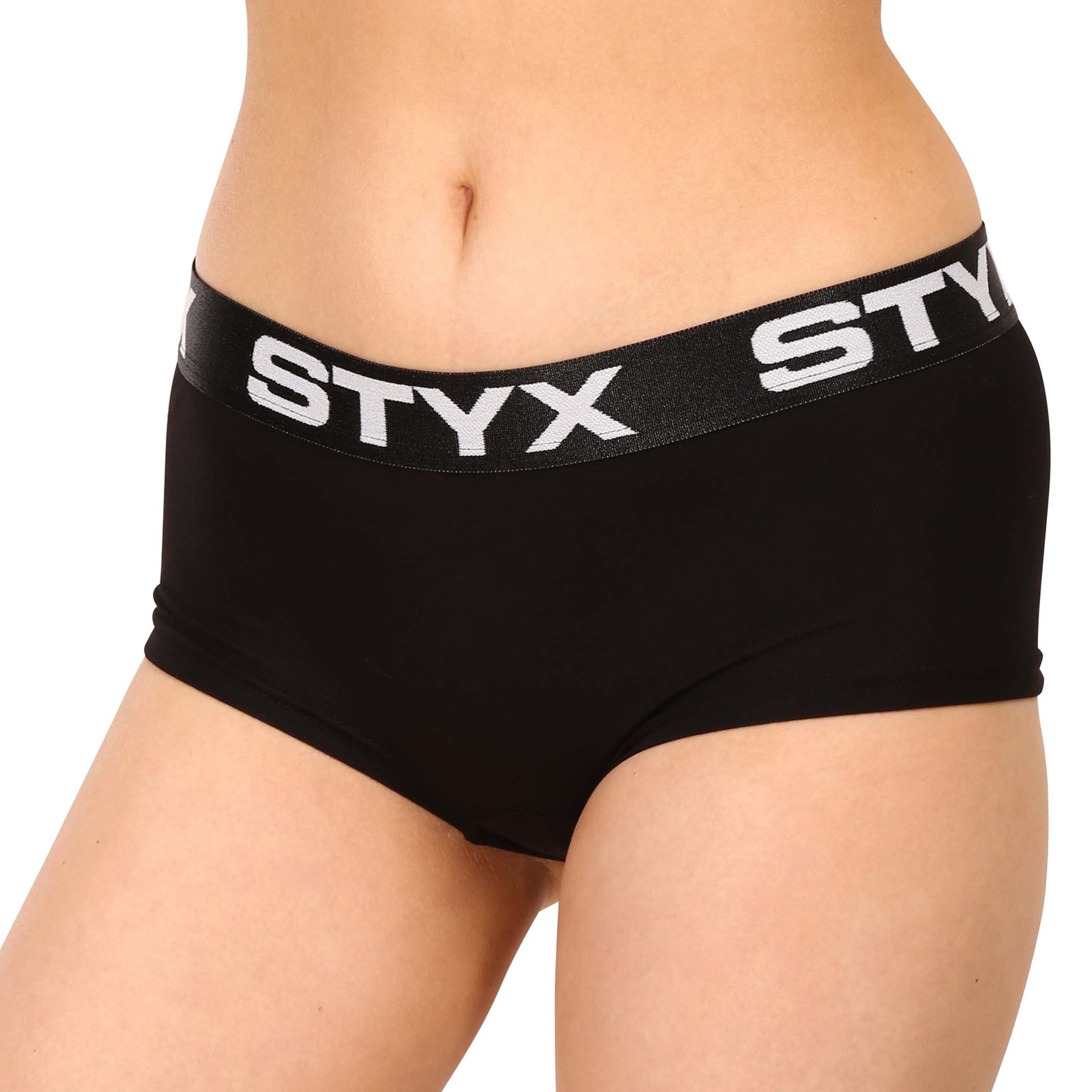 3PACK dámské kalhotky Styx s nohavičkou vícebarevné (3IN09049) M - Obrázek 2