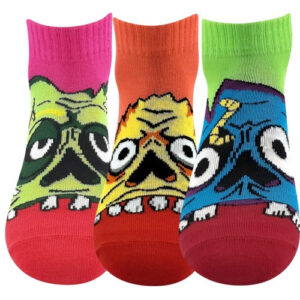 3PACK dětské ponožky Boma kotníkové vícebarevné (Zombik mix B - holka) 25/29