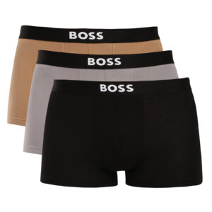 3PACK pánské boxerky BOSS vícebarebné (50544263 064) S