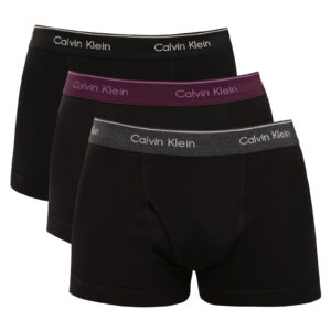 3PACK pánské boxerky Calvin Klein černé (NB4002A-618) M