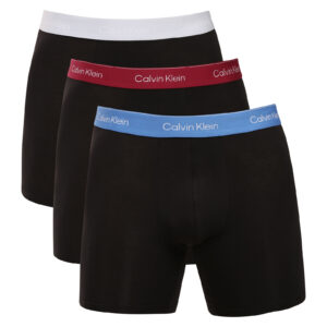 3PACK pánské boxerky Calvin Klein černé (NB4394-4M5) L