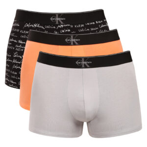 3PACK pánské boxerky Calvin Klein vícebarevné (NB4472-6PZ) L